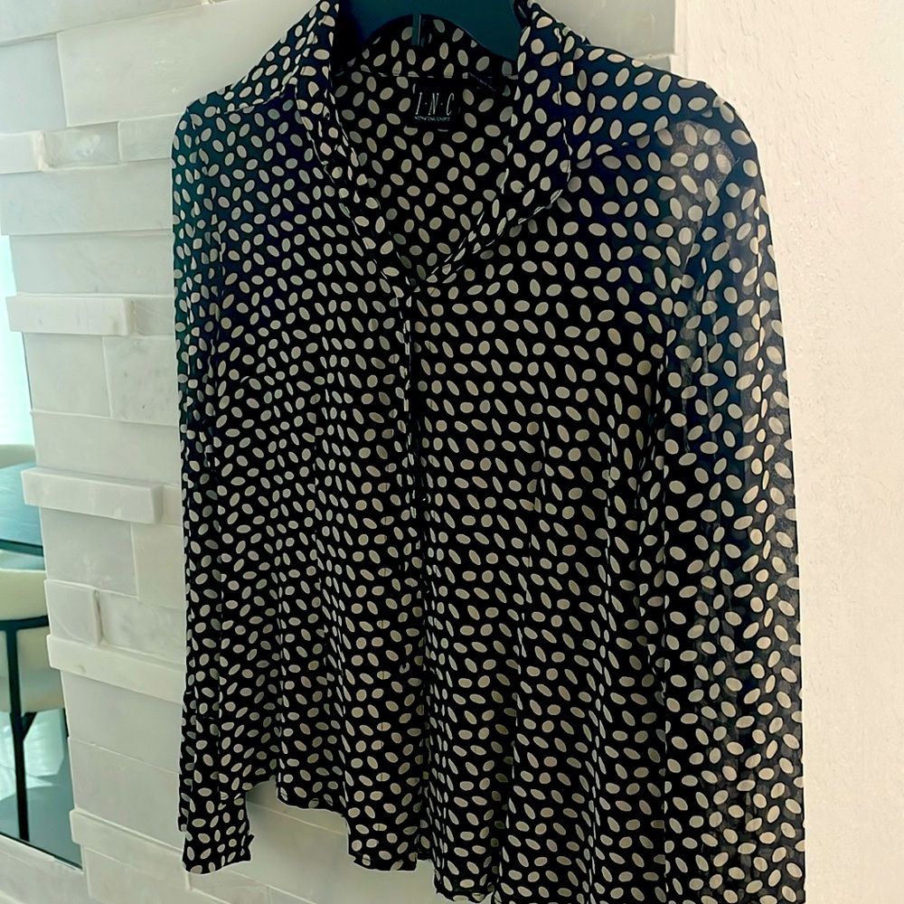 Beautiful Silk Blouse. See-through